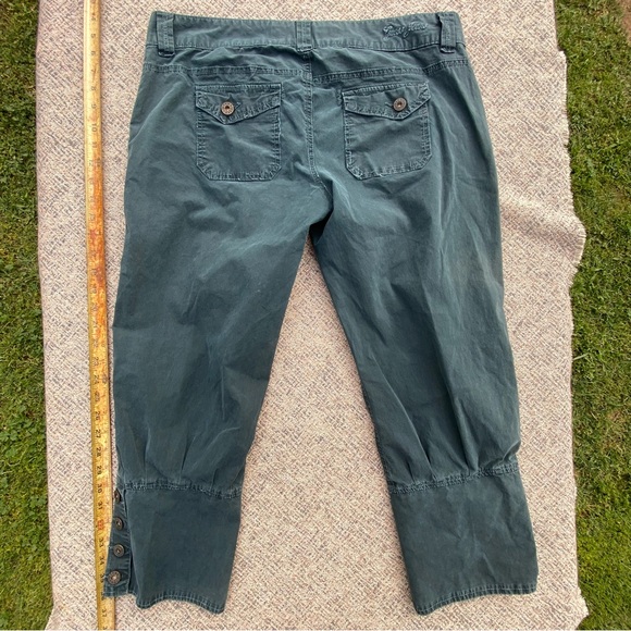 Guess Jeans Pants Vtg Heavy Capri Cargo Pockets - Picture 12 of 12